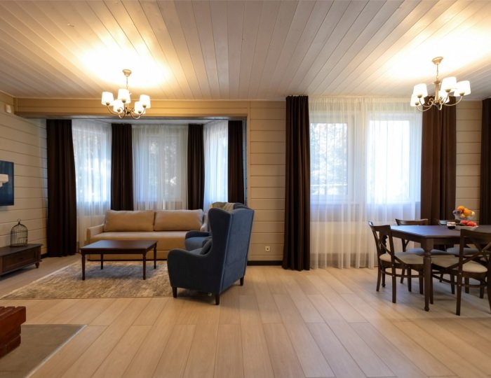 Коттедж 6-местный с камином (обновленный) - Комплекс отдыха «Завидово»